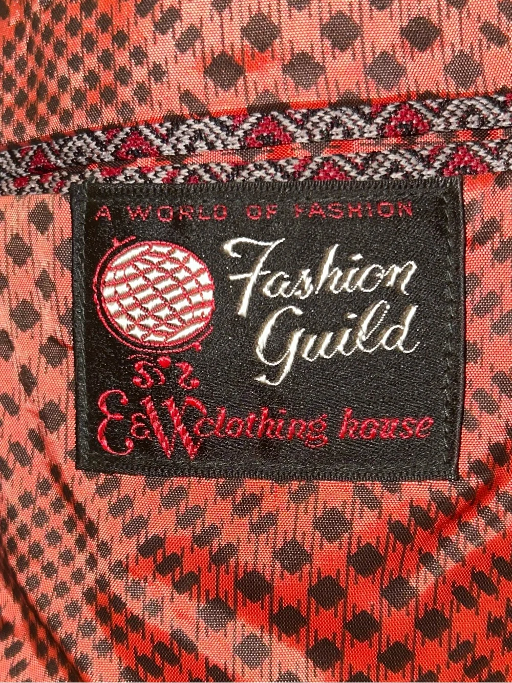 Vintage Men’s 50s Geometric Union Made Blazer Unisex